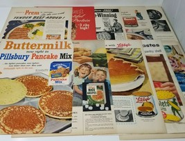 Food Pillsbury Libby&#39;s Green Giant Set of 10 Mid Century Full Page Cut Ads - £10.62 GBP