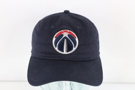 Vintage New Era Faded Washington Wizards Basketball Cotton Dad Hat Cap Blue - $24.70