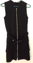stockholm atelier &amp; other stories dress size 2 black sleeveless zipper a... - $15.81