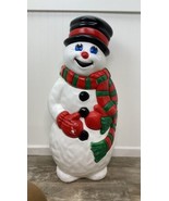 Vintage 1997 &quot;Grand Venture&quot; Christmas Snowman Blow Mold  39&quot; Tall - £93.58 GBP