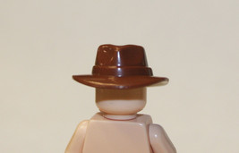 Building Block Brown Fedora Cowboy Hat For Toys Minifigure  - $5.07 CAD
