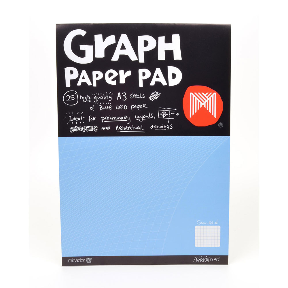 Micador A3 Graph Pad with 5mm Grid - $27.32
