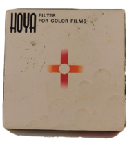 Hoya Filter for Color Films Blue 80A 52mm Japan Metal Screw In Photograpy Equip - $11.99