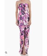 Gorgeous Kay Unger Lucienne Strapless Column Gown Magenta Size 10 NWT - $272.25