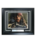 Johnny Depp Signed Framed 11x14 Pirates Of The Caribbean Jack Sparrow Ph... - £459.86 GBP