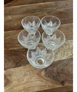 5 x 70s Coctail Glasses Indiana Glass for Bar Cart Co. Art Deco Style - $450.79 MXN