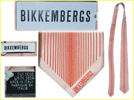 BIKKEMBERGS Short Man 100% Silk Made In Italy €98 Here Less! BK01 T0G - £34.89 GBP