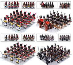 24pcs Napoleonic Wars Custom French British Russia Army Soliders Minifig... - £28.16 GBP+