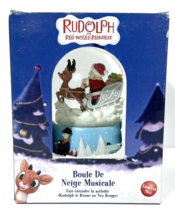 Rudolph The Red-Nosed Reindeer Musical Waterball Enesco - $58.40