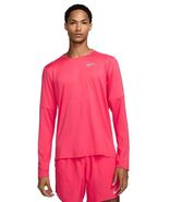 Nike Element Dri-fit  T-Shirt Aster Pink/ Silver 2XL Long-Sleeve Mens Cr... - €32,65 EUR