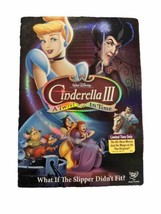 Cinderella III A Twist in Time (DVD, 2007) Disney Animated Movie w/Slip Cover - £3.98 GBP