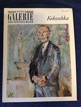 Bastei Galerie Der Grossen Maler KOKOSCHKA No . 26 Art Book Vintage - £7.12 GBP