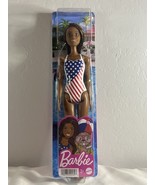 Mattel Barbie Doll USA Flag Swimsuit - $19.13 CAD