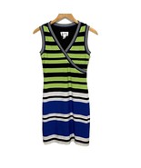 Joseph Ribkoff Dress Womens 6 Sleeveless Stretch Ribbed Shift Multi-Colo... - $31.22 CAD