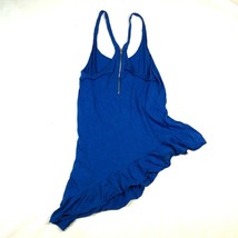 Pure &amp; Simple Mieder Top Damen S Königsblau Riemen Scoop Asymmetrisch A ... - $11.86