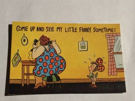 VTG Postcard &quot;COME UP SEE MY LITTLE FANNY SOMETIME&quot; COMIC by  E C KROPP.... - £3.79 GBP