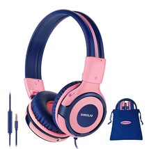 Kids Headphones With 75Db,85Db,94Db Volume Limited &amp; Share Jack, Headpho... - £18.97 GBP
