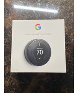 Nest T3018US 3rd Gen Programmable Thermostat - Mirror Black - $134.99