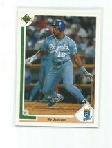 BO JACKSON (Kansas City Royals) 1991 UPPER DECK BASEBALL CARD #545 - £3.90 GBP