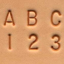 Tandy Leather Craftool? 1/4&quot; (6 mm) Alphabet &amp; Number Set 8137-00 - £15.63 GBP