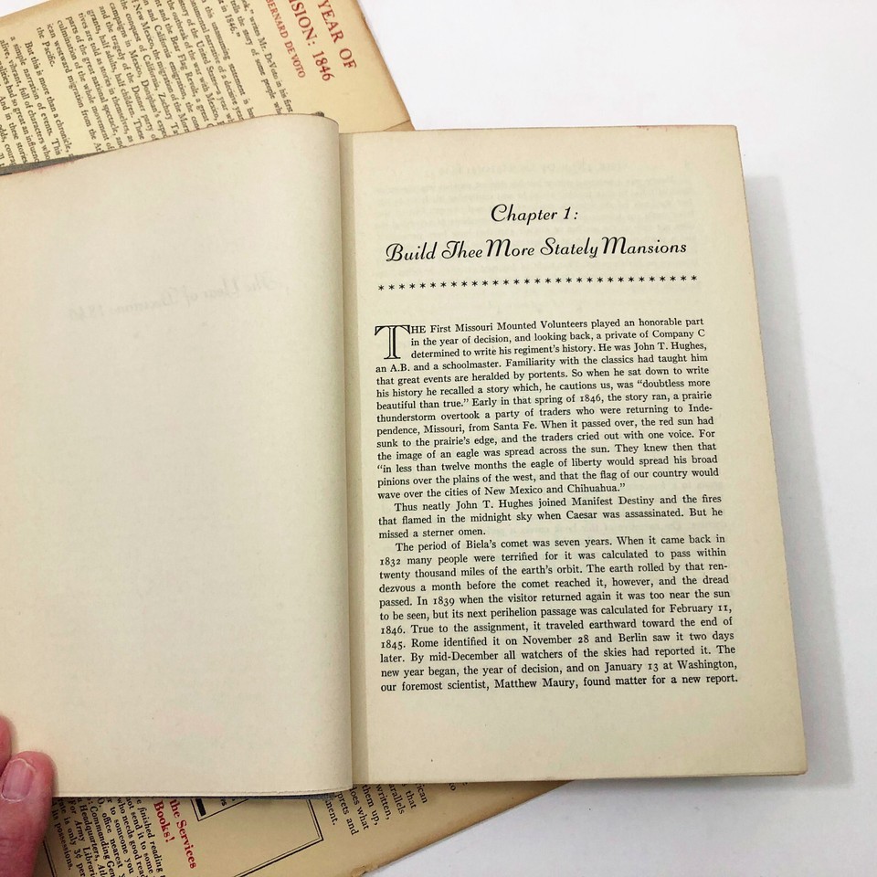 The Year of Decision 1846 Bernard DeVoto HBDC First Edition 524 pages 1943 Item image 11