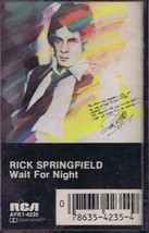 Rick Springfield Wait for Night VINTAGE 1982 Cassette Tape  - £12.38 GBP