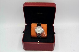 Authenticity Guarantee 
Cartier Pasha C Big Date Automatic 35mm White Dial Me... - £1,838.67 GBP