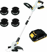 String Trimmer Cordless, Patiox Electric Weed Wacker &amp; Edger, 2.5Ah Battery - $161.99
