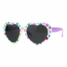 Girl&#39;s Heart Shape Sunglasses Kids Baby Fashion Stylish Sunnies UV 400 - £8.75 GBP