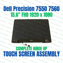 Dell Lcd Hinge Up Display Pn W62vf Dp/n 0jk5g8 - $221.60