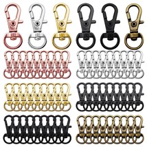 60Pcs Colored Swivel Lanyard Snap Hook,Metal Key Chain Clip Hooks Swivel Clasp S - £15.92 GBP