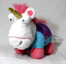 Build A Bear Fluffy The Unicorn Plush Minions Despicable Me 3 Pink White Shirt - £14.43 GBP