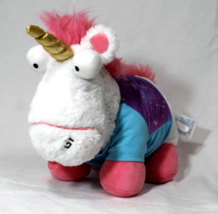 Build A Bear Fluffy The Unicorn Plush Minions Despicable Me 3 Pink White Shirt - £13.87 GBP