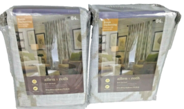 Allen + Roth Helina 52&quot; x 84&quot;  Back Tab Panel Thermal Room Darkening Set of 2 - $39.95