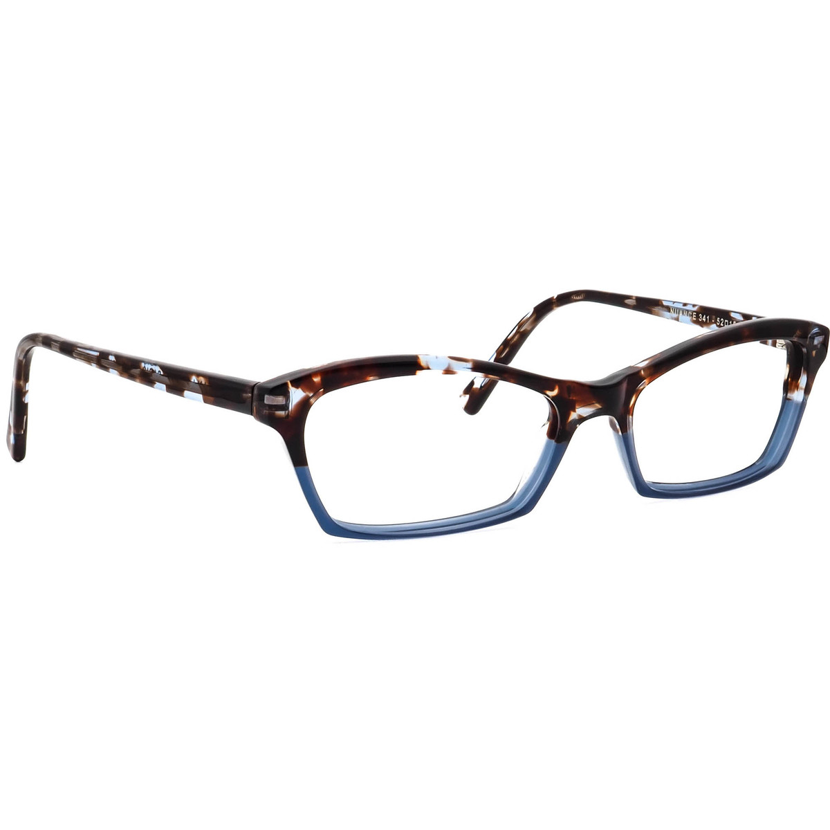 Jean Lafont Eyeglasses Nuance 341 Blue Havana Cat Eye Frame France 52[]1... - $349.99