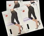 Lot 4 Hanes Style Essentials Capri Shaper Garment Smoothes Shapes Medium... - £31.34 GBP