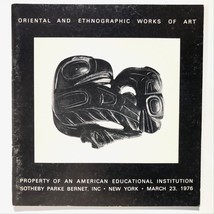 Sotheby Parke Bernet New York Oriental Ethnographic Works Art Catalog March 1976 - £7.81 GBP