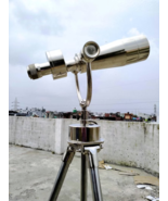 Maritime Vintage Nautical Binocular Telescope Tripod Stand Spyglass For Decor - $1,757.64