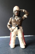 VTG Cast Iron Still Bank Depicting Native American Tomahawk Nice - $937.88 MXN