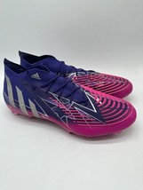 Authenticity Guarantee 
Adidas Predator Edge.1 L FG Soccer Cleats Purple Pink... - £102.70 GBP