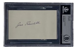 Joe Sewell Cleveland Guardians Unterzeichnet Slabbed Index Karte Bas 00012634275 - £69.75 GBP