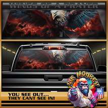 Wings of a Prayer - Truck Back Window Graphics - Customizable - £46.19 GBP+