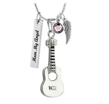Guitar Cremation Jewelry Urn - Love Charms™ Option - £23.94 GBP
