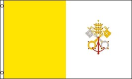 Vatican City 2x3 2&#39;x3&#39; Country Polyester Flag - £3.48 GBP