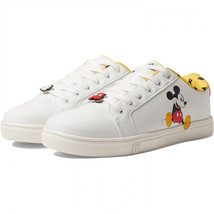 Mickey Mouse Word Scramble Men&#39;s Court Sneakers White - £23.88 GBP