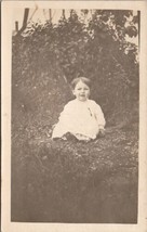 RPPC Sweet Baby Emma Barefoot Playing in the Sand Postcard B22 - £7.04 GBP