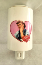 Classic Luminaria Ceramic Cylinder Wall Plug in Night Light &quot;I LOVE LUCY&quot; - $239.70 MXN