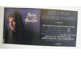 Barry Manilow Promo Poster Poster Barry at his Best - £3.54 GBP