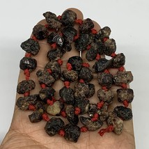 75.8g, 10-15mm, 39 Beads,Natural Rough Red Garnet Beads Strand Chips Chunk,B1316 - £7.03 GBP