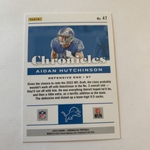 Lions Aiden Hutchinson Chronicles 2022 Rookie - £1.54 GBP